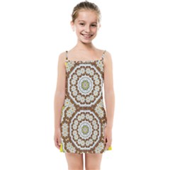 Pretty As A Flower Everywhere You Can See Kids Summer Sun Dress by pepitasart