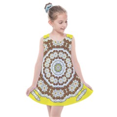 Pretty As A Flower Everywhere You Can See Kids  Summer Dress by pepitasart