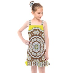 Pretty As A Flower Everywhere You Can See Kids  Overall Dress by pepitasart