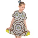 Pretty As A Flower Everywhere You Can See Kids  Short Sleeve Shirt Dress View1