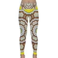 Pretty As A Flower Everywhere You Can See Lightweight Velour Classic Yoga Leggings