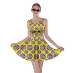 Sunshine And Floral In Mind For Decorative Delight Skater Dress by pepitasart