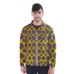 Sunshine And Floral In Mind For Decorative Delight Windbreaker (men) by pepitasart