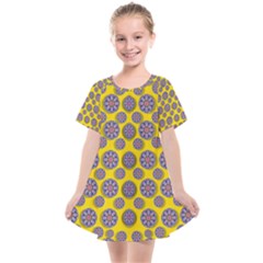 Sunshine And Floral In Mind For Decorative Delight Kids  Smock Dress by pepitasart