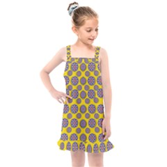 Sunshine And Floral In Mind For Decorative Delight Kids  Overall Dress by pepitasart