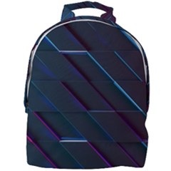 Glass Scifi Violet Ultraviolet Mini Full Print Backpack