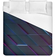 Glass Scifi Violet Ultraviolet Duvet Cover (king Size) by Sapixe