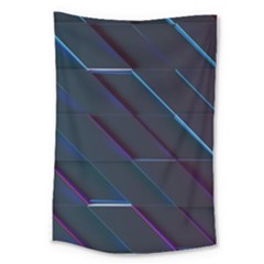 Glass Scifi Violet Ultraviolet Large Tapestry