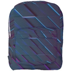 Glass Scifi Violet Ultraviolet Full Print Backpack by Sapixe