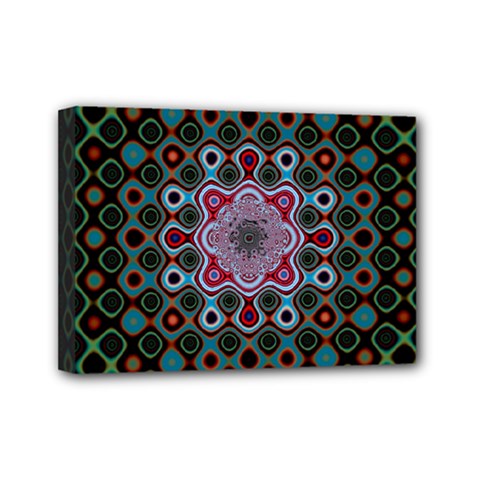 Digital Art Background Colors Mini Canvas 7  x 5  (Stretched)