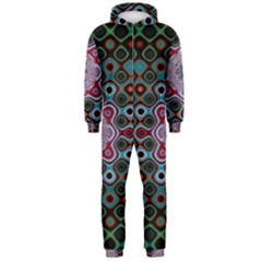 Digital Art Background Colors Hooded Jumpsuit (Men) 