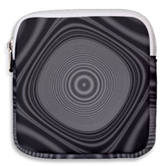 Digital Art Background Black White Mini Square Pouch by Sapixe