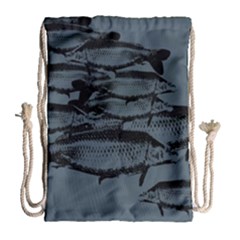 Carp Fish Drawstring Bag (large) by kunstklamotte023