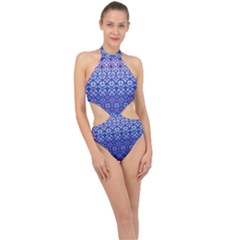 Digital Art Art Artwork Abstract Halter Side Cut Swimsuit by Sapixe