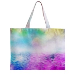 Background Art Abstract Watercolor Zipper Mini Tote Bag