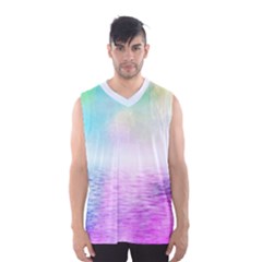 Background Art Abstract Watercolor Men s Basketball Tank Top by Sapixe