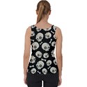 Halloween skull pattern Velvet Tank Top View2