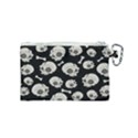 Halloween skull pattern Canvas Cosmetic Bag (Small) View2