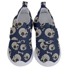 Halloween Skull Pattern Velcro Strap Shoes by Valentinaart