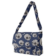 Halloween Skull Pattern Full Print Messenger Bag by Valentinaart