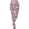 Halloween skull pattern Velvet Leggings View1