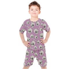 Halloween Skull Pattern Kid s Set