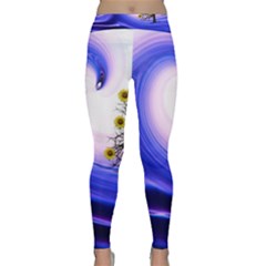 Composing Nature Background Graphic Classic Yoga Leggings by Sapixe