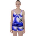 Composing Nature Background Graphic Tie Front Two Piece Tankini View1