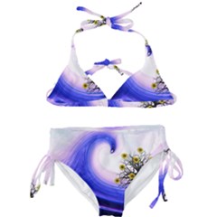 Composing Nature Background Graphic Kids  Classic Bikini Set