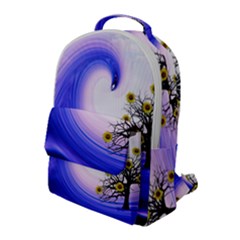 Composing Nature Background Graphic Flap Pocket Backpack (large)