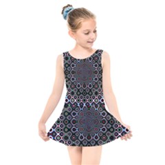 Digital Art Background Design Kids  Skater Dress Swimsuit