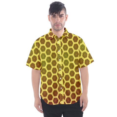 Digital Art Art Artwork Abstract Men s Short Sleeve Shirt by Sapixe