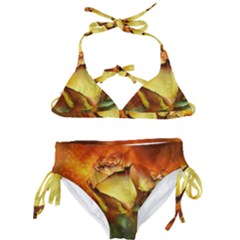 Rose Flower Petal Floral Love Kids  Classic Bikini Set