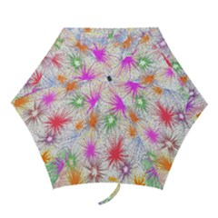 Star Dab Farbkleckse Leaf Flower Mini Folding Umbrellas by Sapixe