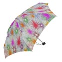 Star Dab Farbkleckse Leaf Flower Mini Folding Umbrellas View2