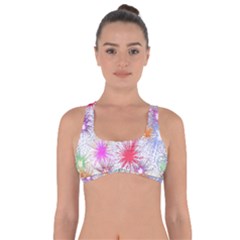 Star Dab Farbkleckse Leaf Flower Got No Strings Sports Bra by Sapixe