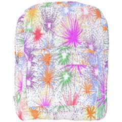 Star Dab Farbkleckse Leaf Flower Full Print Backpack by Sapixe