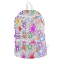 Star Dab Farbkleckse Leaf Flower Foldable Lightweight Backpack by Sapixe