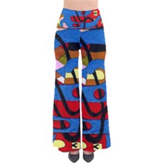 Creativeness Art Illustration So Vintage Palazzo Pants by Sapixe