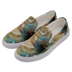 Rose Flower Petal Love Romance Men s Canvas Slip Ons by Sapixe