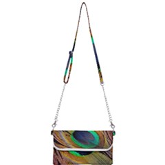 Bird Feather Background Nature Mini Crossbody Handbag