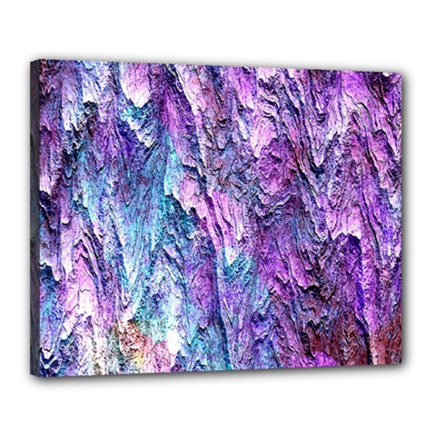 Background Peel Art Abstract Canvas 20  X 16  (stretched) by Sapixe