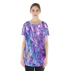 Background Peel Art Abstract Skirt Hem Sports Top by Sapixe