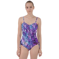 Background Peel Art Abstract Sweetheart Tankini Set by Sapixe