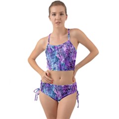 Background Peel Art Abstract Mini Tank Bikini Set by Sapixe