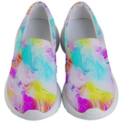 Background Drips Fluid Colorful Kid s Lightweight Slip Ons by Sapixe