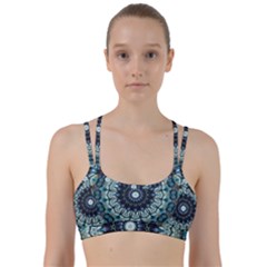 Pattern Abstract Background Art Line Them Up Sports Bra by Sapixe