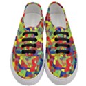 Abstract Art Structure Women s Classic Low Top Sneakers View1