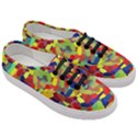 Abstract Art Structure Women s Classic Low Top Sneakers View3