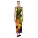 Mural Murals Graffiti Texture Fitted Maxi Dress View2